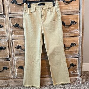 Liverpool Women's Beige Straight Leg Jeans